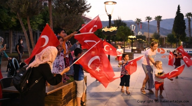 Antalya'da 30 Ağustos coşkusu devam ediyor 