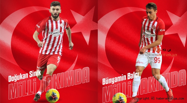 Antalyaspor'da milli gurur