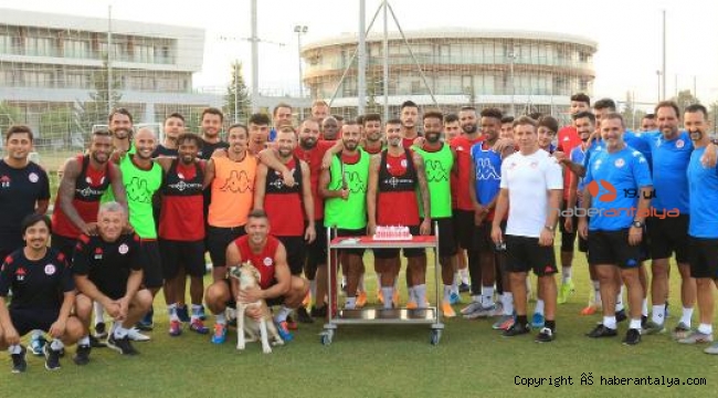 Antalyaspor'da mutlu antrenman
