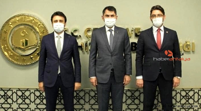 Başkan İşlek, Bakan Kurum'la görüştü