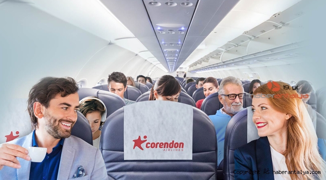 Corendon Airlines'tan 'ikili koltuk' hizmeti
