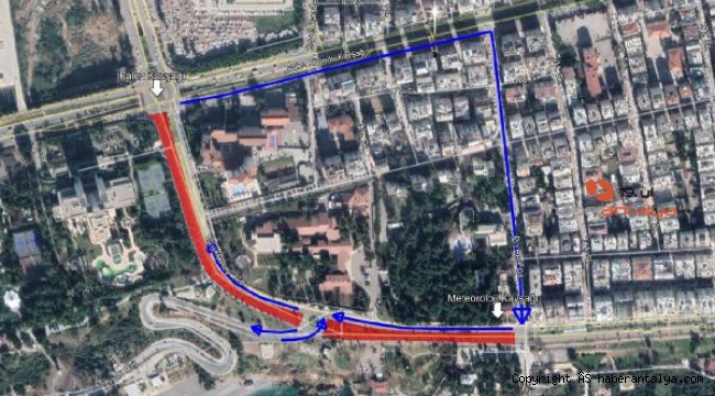 Dikkat ! Raylı Sistem Projesi kapsamında yol kapatılacak