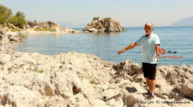 Eğirdir Gölü'nde, su kaybı 100 kilometrekareye yaklaştı !
