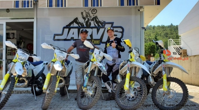 İngiliz motosikletçi Jarvis'ten Kemer tanıtımı