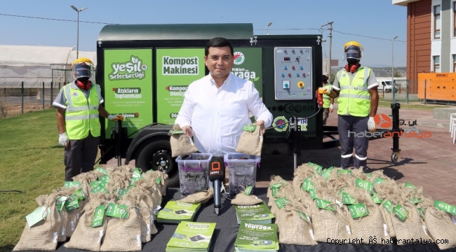 Kepez Belediyesi organik gübre üretiyor