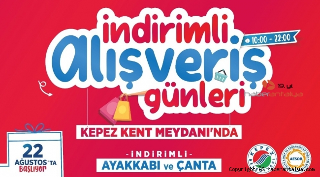Kepez'de indirimli günleri başlıyor