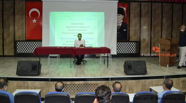 Korkuteli’de “Okulum Temiz Projesi”