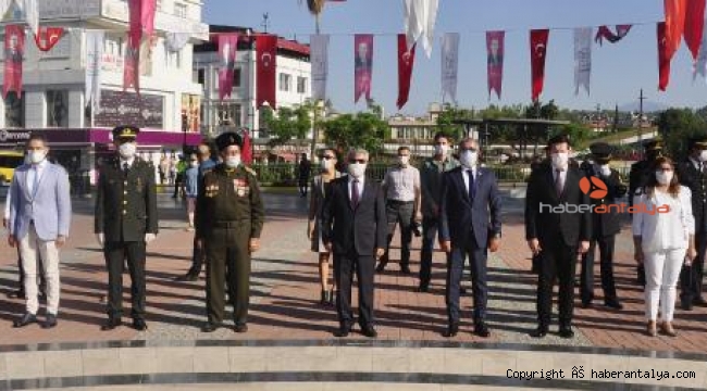 Manavgat'ta 30 Ağustos töreni