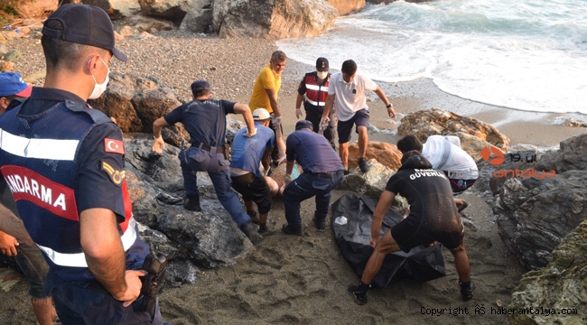 Mersin'de denize girdi, Antalya'dan cesedi çıktı !