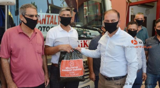 MHP'den şoförlere yıkanabilir maske 