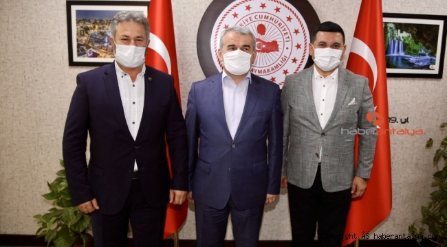 Tütüncü, Kepez Kaymakamı Şahin'i ziyaret etti