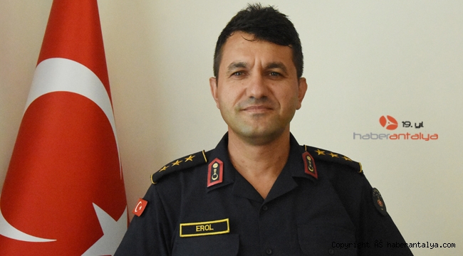 Yüzbaşı Erol göreve başladı