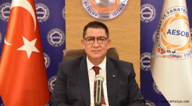 AESOB Başkanı Dere'den esnafa destek çağrısı