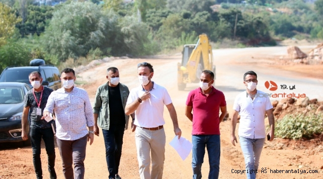 Alanya Belediyesi, D-400'ü yeni çevre yolu ile birleştiriyor