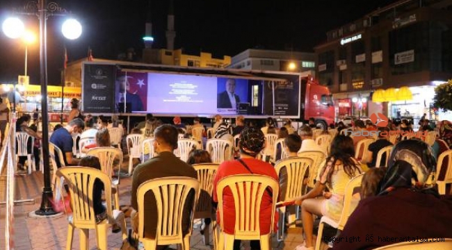 Altın Portakal Sinema Tırı Gazipaşa ve Elmalı'da