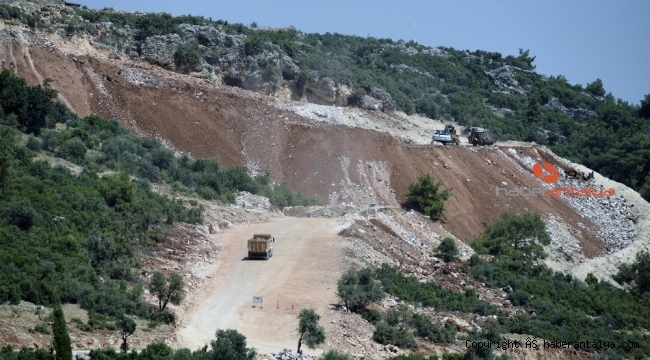 Antalya bulvarı manzaralı yola seyir terası