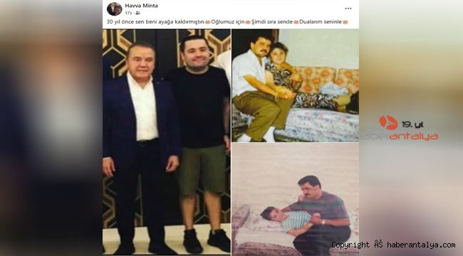 Başkan Böcek'in eski eşinden duygusal paylaşım