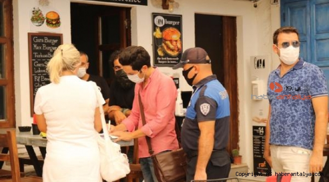 Bodrum'da koronavirüs denetimi yapıldı