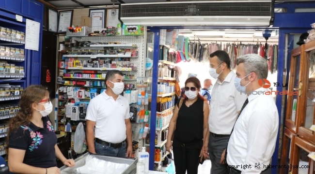 Kaş'ta Covid-19 denetimi sürüyor