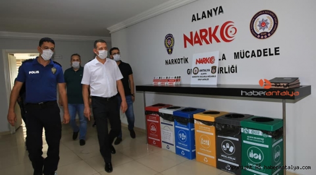 Kaymakam Ürkmezer emniyetteki çalışmaları yerinde inceledi