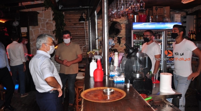 Kaymakam Yiğit'den Covid-19 denetimi