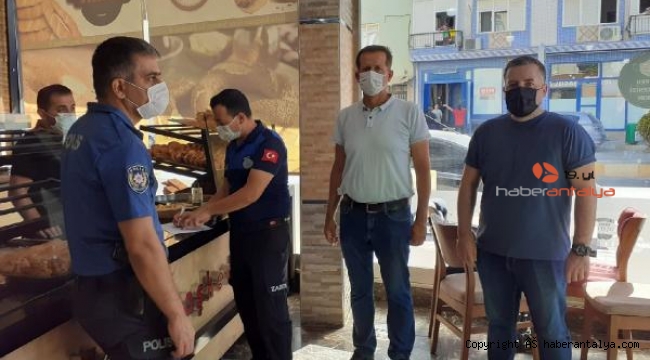 Korkuteli'de korona denetimleri hız kazandı