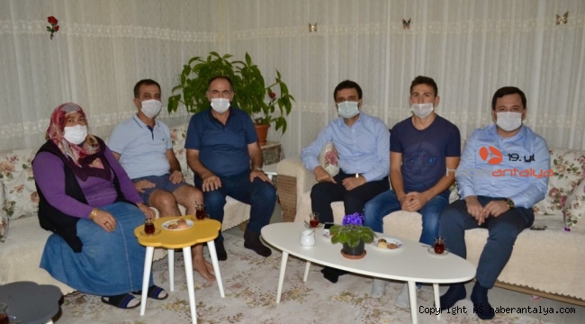 Köse ve Sancaktar, şehit ailesini ziyaret itti