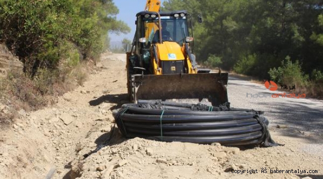 Manavgat Yukarı Işıklar'ın su sorunu çözülüyor