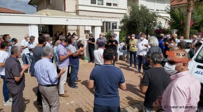 Öldürülen CHP'li eski başkanın cenazesi alındı !