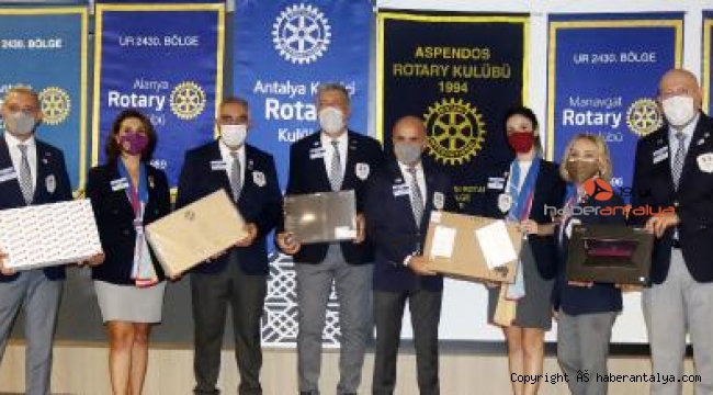 Rotaryenlerden şehit ve gazi çocuklarına burs ve bilgisayar