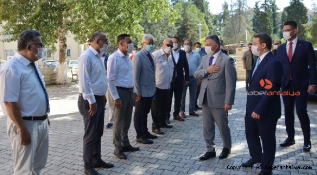 Vali Yazıcı Korkuteli'de