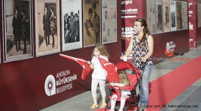 97.yıl sergisinde tarihe yolculuk