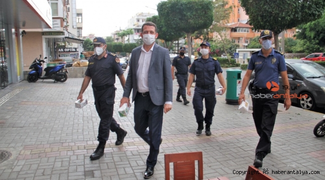 Alanya'da korona virüs denetimi