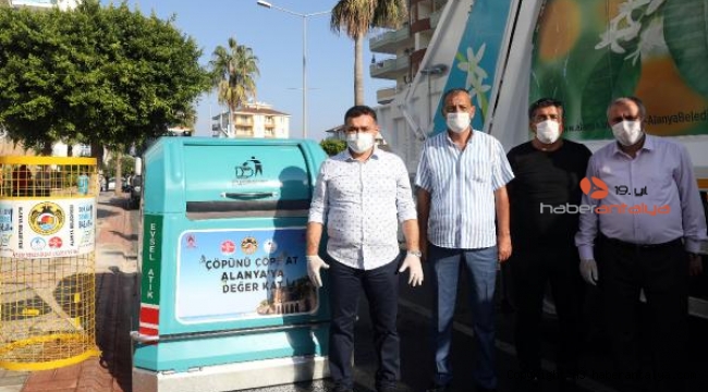 Alanya'da temizlikte bir ilk