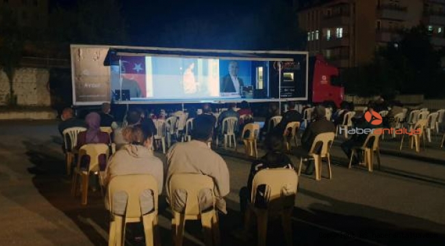 Altın Portakal Sinema Tırı Akseki ve Kaş'taydı