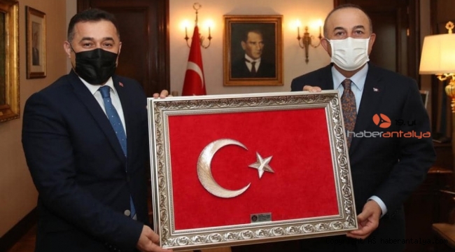 Başkan Yücel Bakan Çavuşoğlu ile görüştü