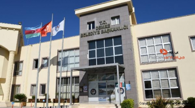 Demre'den Azerbaycan'a bayraklı destek