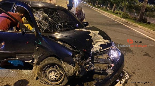 Gazipaşa'da kaza: 1 yaralı