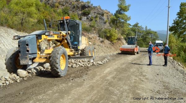 Manavgat Karabucak grup yolu asfaltlanacak