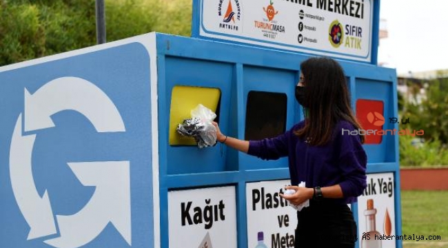 Mobil atık getirme merkezleri kuruldu