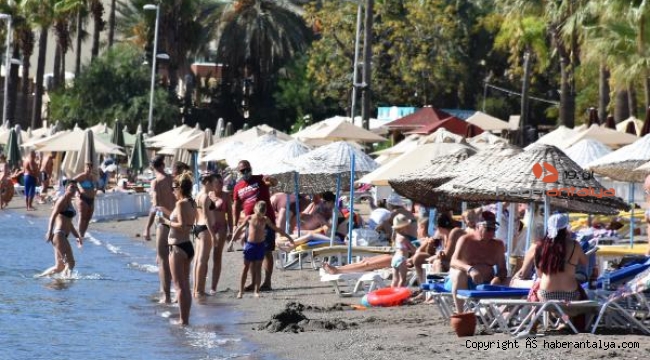 Sahiller yabancı turistlere kaldı
