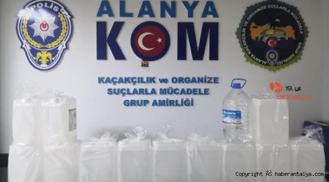 Sahte içki üreten şüpheli yakalandı
