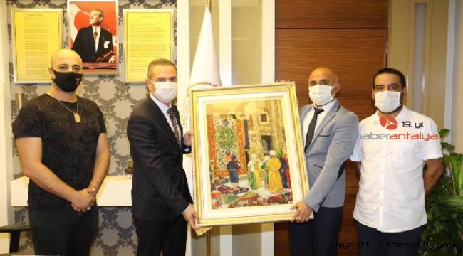 Yeni müdüre ziyaret