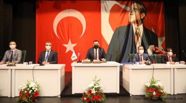 Alanya Belediyesi'nde kasım meclisi