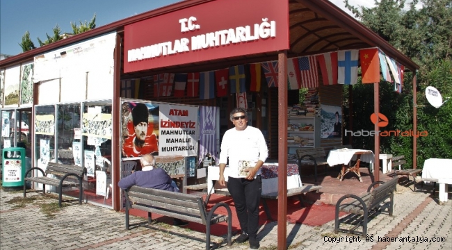 3 dil bilen muhtar 40 millete hizmet ediyor