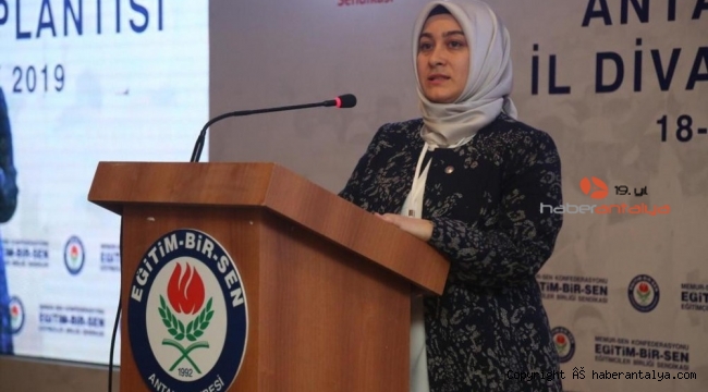 Atalay: "Şiddet virüsünün aşısı örgütlü mücadeledir"