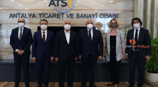 Bankacılardan Başkan Çetin'e ziyaret