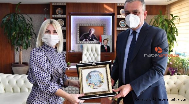 Başkan Esen'den Rektör Özkan'a ziyaret