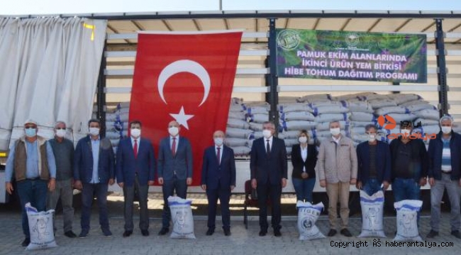 Çiftçiye fiğ tohumu desteği