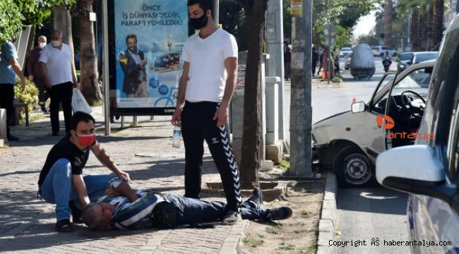 Direksiyon başında epilepsi nöbeti geçirince, kaza yaptı